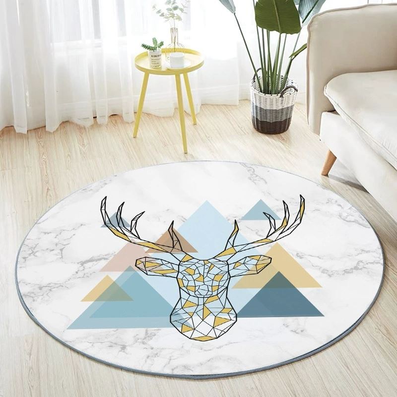 Alfombra de terciopelo de cristal de poliéster